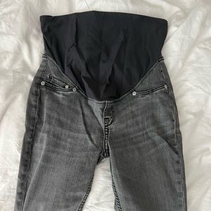 H&M MAMA Maternity jeans 2 pack. Grey & blue